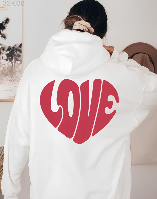 Жіноче худі з принтом 'LOVE'