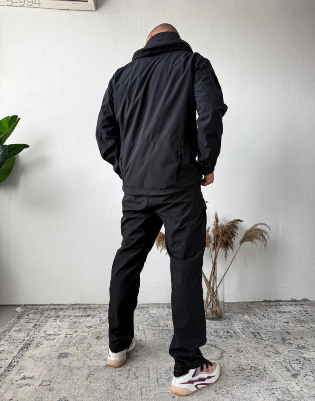 Спортивний костюм чоловічий графітовий soft shell демісезон - Фото 5