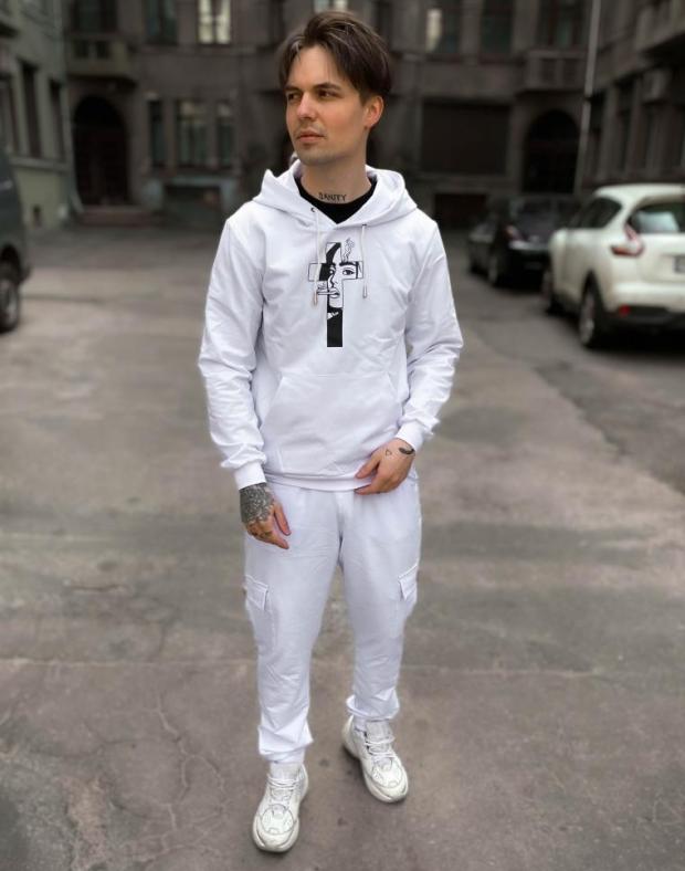 Чоловічий костюм з худі та штанами
