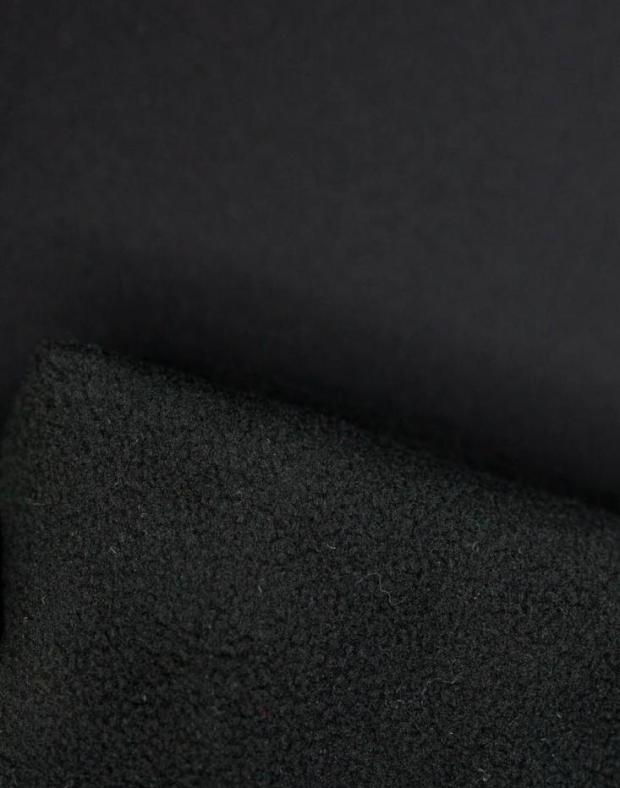 Штани чоловічі чорні Soft Shell утеплені з нашивкою DRAPP фліс - Фото 5