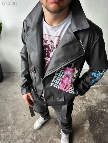 GV_SHOP_UA Шкіряна куртка (косуха) ДТФ