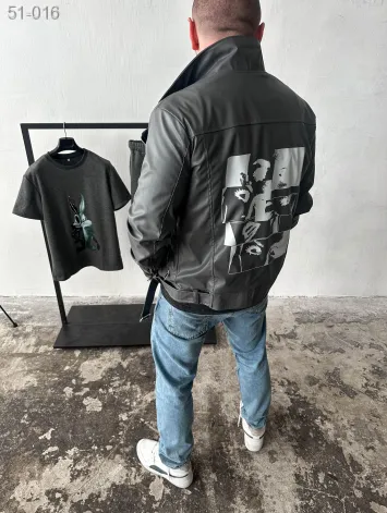 GV_SHOP_UA Шкіряна куртка (косуха) ДТФ