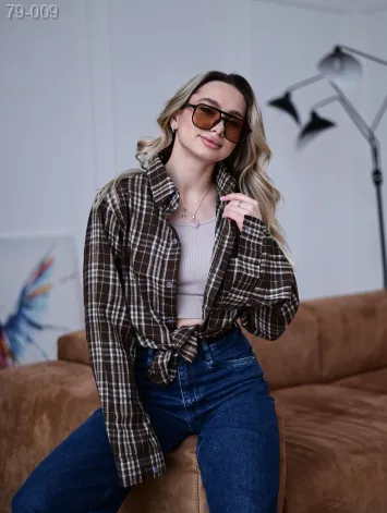 GV_SHOP_UA Сорочка байкова жіноча DRAPP