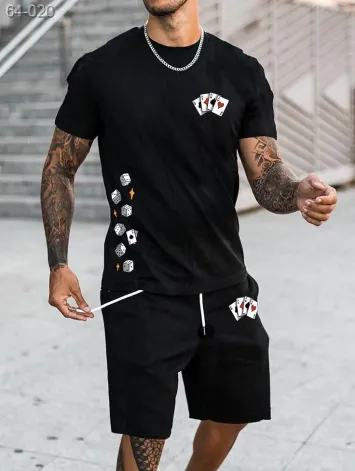 GV_SHOP_UA Комплект футболка та шорти ДТФ (короткий)